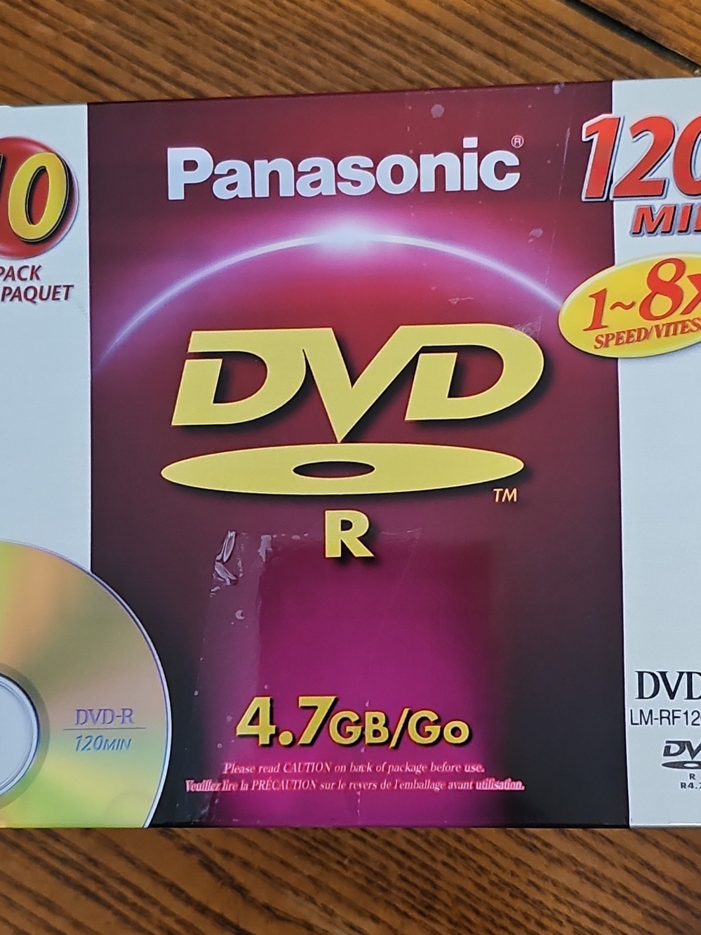 Panasonic DVD R 10 Pack